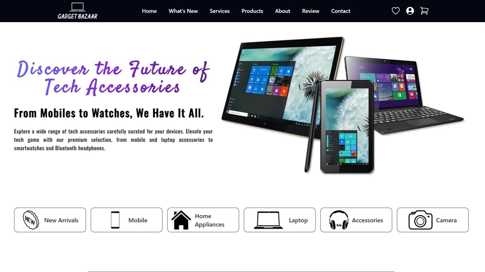Product Landing Page